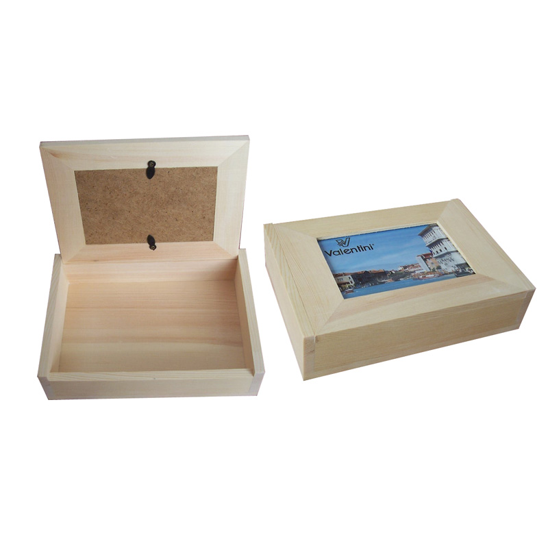 Wooden storage box