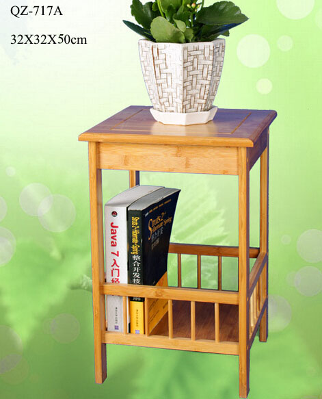 Bamboo bathroom rack